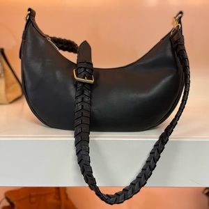 Jules Kae Black Half Moon Crossbody